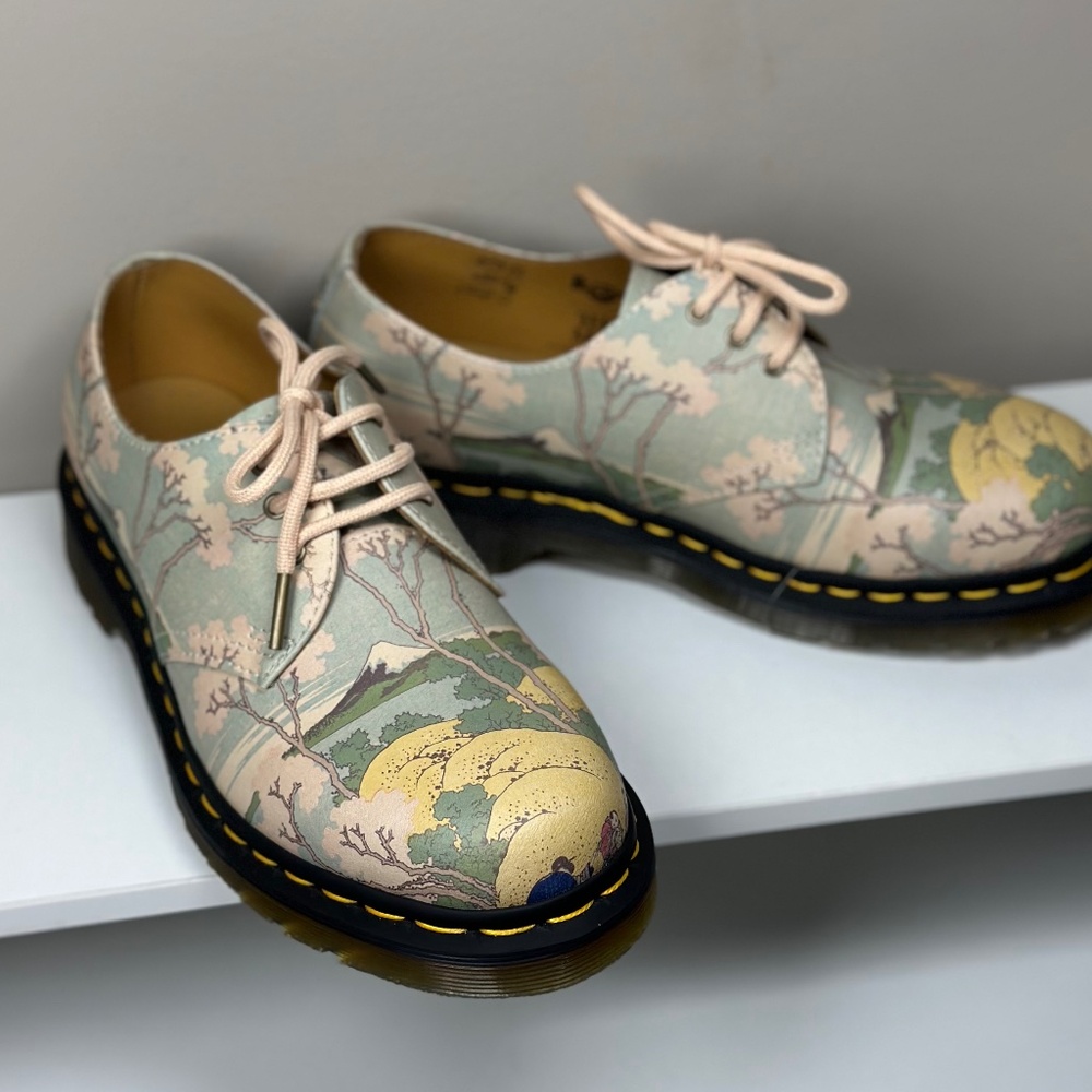 Dr. Martens x The Met 1461 Fuji leather shoes NWOT - Picture 1 of 9